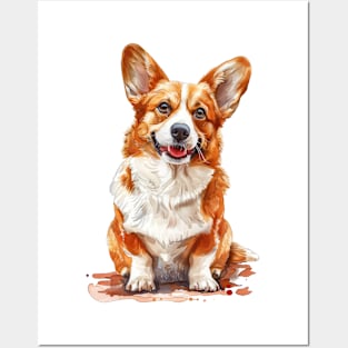 Corgi Pembroke Welsh Posters and Art